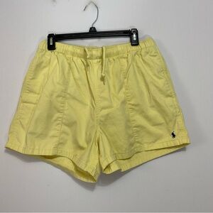 VTG Polo Ralph Lauren Men’s 100% Cotton Baggies Shorts Yellow • XL